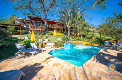 Casa com 5 dormitórios para alugar, 536 m² por r$ 19.464,13/mês - granja viana – km 26 - cotia/sp