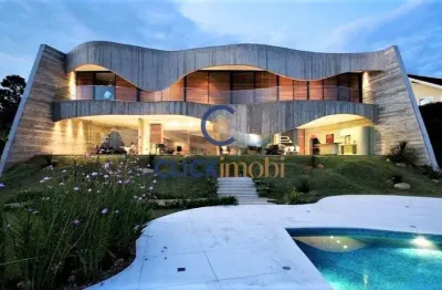 Casa em condomínio fechado com 5 quartos à venda na rodovia comendador guilherme mamprim, dois córregos, valinhos, 1012 m2 por r$ 16.350.000