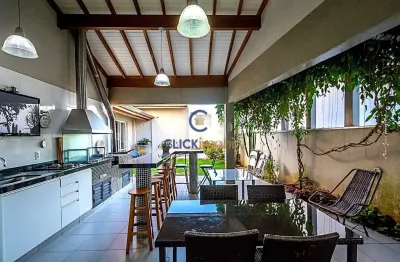 Casa em condomínio fechado com 5 quartos à venda na rua professor antonio mendes vinagre, 10, parque das quaresmeiras, campinas, 263 m2 por r$ 2.197.000