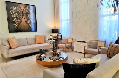 Casa em condomínio fechado com 4 quartos à venda na avenida carlos diaulas serpa, loteamento parque dos alecrins, campinas, 315 m2 por r$ 2.899.000