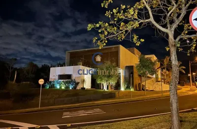 Casa em condomínio fechado com 3 quartos à venda na avenida carlos diaulas serpa, loteamento parque dos alecrins, campinas, 285 m2 por r$ 2.800.000