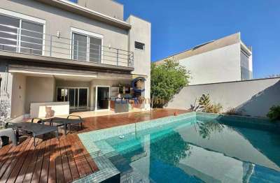 Casa em condomínio fechado com 4 quartos à venda na rua viles de france, ville sainte helene, campinas, 308 m2 por r$ 3.500.000