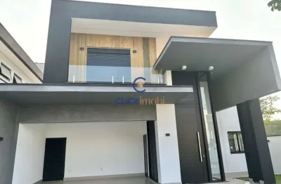 Casa em condomínio fechado com 3 quartos à venda na avenida carlos diaulas serpa, loteamento parque dos alecrins, campinas, 310 m2 por r$ 3.250.000