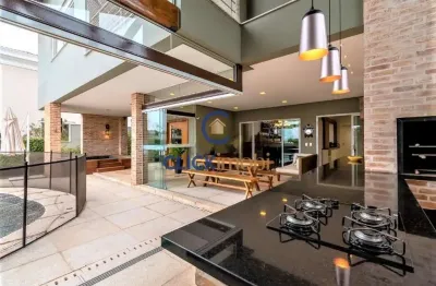Casa em condomínio fechado com 4 quartos à venda na rua do melro, 105, residencial parque das araucárias, campinas, 381 m2 por r$ 3.900.000