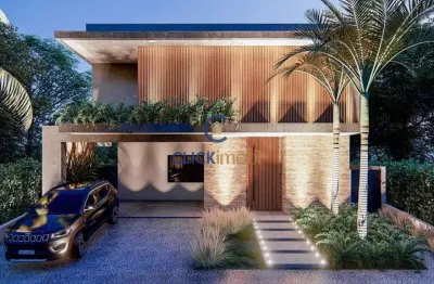 Casa em condomínio fechado com 4 quartos à venda na avenida presidente juscelino kubitschek de oliveira, 901, parque brasil 500, paulínia, 376 m2 por r$ 3.800.000