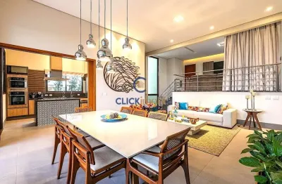 Casa em condomínio fechado com 4 quartos à venda na rua viles de france, ville sainte helene, campinas, 327 m2 por r$ 3.697.000