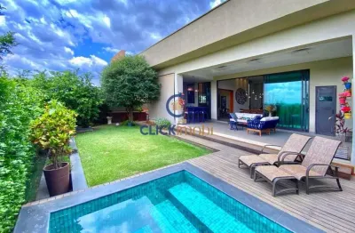 Casa em condomínio fechado com 4 quartos à venda na rua viles de france, ville sainte helene, campinas, 327 m2 por r$ 3.697.000