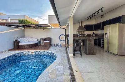 Casa em condomínio fechado com 3 quartos à venda na avenida doutor joão caio silva, 920, parque brasil 500, paulínia, 274 m2 por r$ 1.950.000