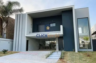 Casa em condomínio fechado com 4 quartos à venda na avenida carlos diaulas serpa, loteamento parque dos alecrins, campinas, 340 m2 por r$ 3.000.000