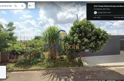 Terreno à venda na Rua Pérola Vitória Ferreira da Silva Santos, 25, Parque Terras de Santa Maria, Hortolândia por R$ 168.000