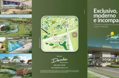 Terreno no condominio damha uberaba iii a venda no recreio dos bandeirantes, uberaba