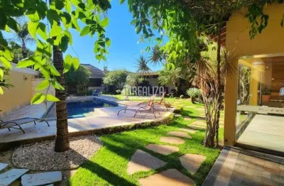 Casa a venda no residencial estados unidos, uberaba - 4 dormitorios, piscina e espaco gourmet!