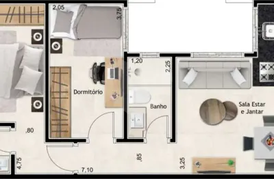 Cobertura com 2 quartos à venda no Centro, Santo André 