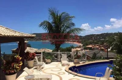  excelente casa casa com vista incriável, sendo 5 suítes, 5 vagas, mobiliado.  ferradura, armação dos búzios.