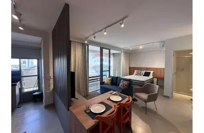 Apartamento flat mobiliado para locação no alto da boa vista - ribeirão preto.
