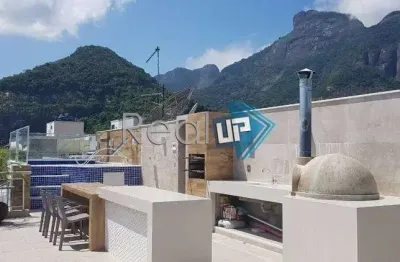 Cobertura com 5 quartos à venda na avenida olegário maciel, barra da tijuca, rio de janeiro, 380 m2 por r$ 3.000.000