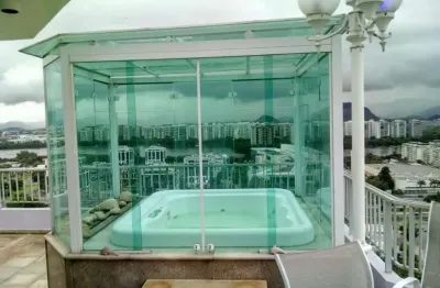 Cobertura com 2 quartos à venda na avenida marechal henrique lott, barra da tijuca, rio de janeiro, 188 m2 por r$ 2.200.000