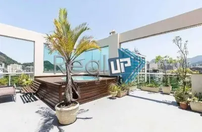 Cobertura com 2 quartos à venda na rua do humaitá, humaitá, rio de janeiro, 172 m2 por r$ 2.000.000