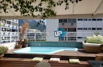 Cobertura com 3 quartos à venda na avenida das acácias da península, gávea, rio de janeiro, 216 m2 por r$ 3.950.000