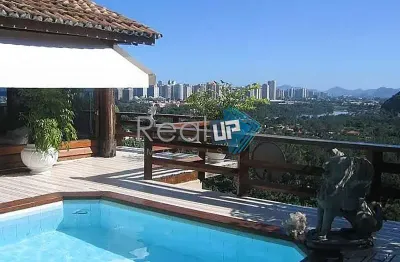 Casa em condomínio fechado com 5 quartos à venda na josé condé, itanhangá, rio de janeiro, 856 m2 por r$ 3.990.000