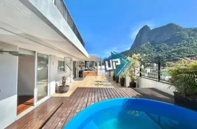 Apartamento com 4 quartos à venda na rua capitão salomão, humaitá, rio de janeiro, 252 m2 por r$ 3.160.000