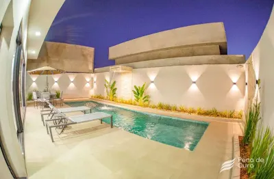 Casa de 200 m² com 3 suítes no condomínio villa lobos – birigui/sp
