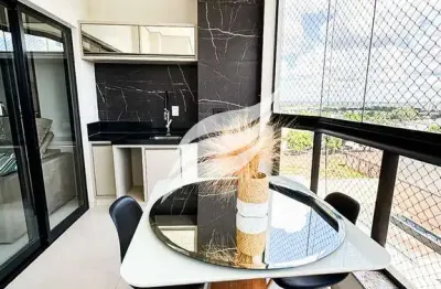 Apartamento à venda em birigui com varanda gourmet e acabamento impecável