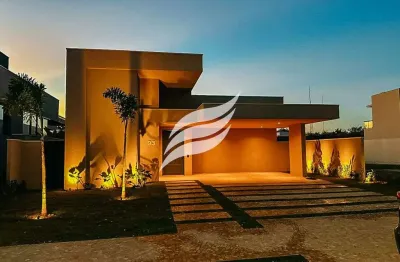 Casa nova 03 suítes à venda no condomínio alphaville 1 em araçatuba/sp