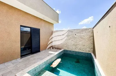 Casa com 03 suítes e piscina à venda no condomínio vila madalena 2