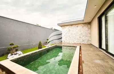 Linda casa 03 suítes e com piscina à venda no condomínio alphaville 2