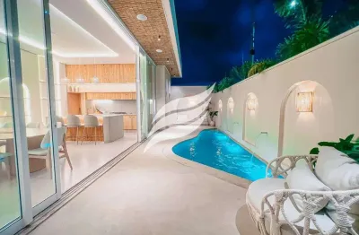 Linda casa em estilo praiano com 03 suítes e piscina à venda no vila madalena 1