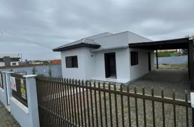 IMÓVEL APTO PARA FINANCIAMENTO  contendo: 3 dormitórios, sala e cozinha conjugada, banheiro, garagem coberta. terreno amplo e murado, cerca de alumínio.