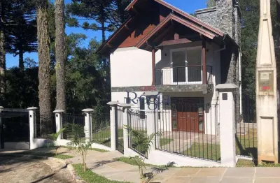 Linda casa com 4 suítes, 254m² por r$ 2.590.000 - vivendas do arvoredo - gramado/rs!