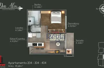 Apartamento com 1 quarto à venda na Rua General Ernesto Dorneles, 50, Centro, Canela