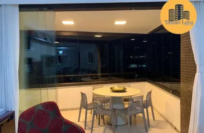 Apartamento alto padrão na magalhães neto, 3/4 sendo 1 suite, 4 vagas, loteamento aquarius, confira, icone