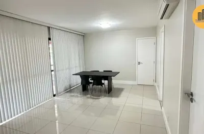 Apartamento alto padrão em alphaville 1, com 113m², 3/4 no palm ville, reformado