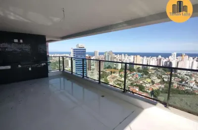 Apartamento alto padrão no caminho das arvores, mansão unique, 4 suites, vista mar, andar alto.