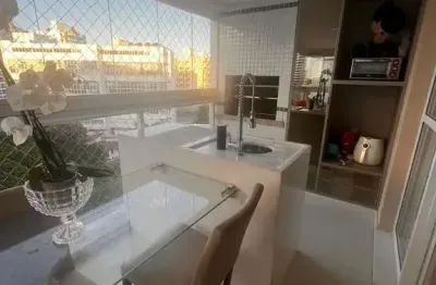 Apartamento em alphaville, 3/4 sendo 2 suites, reformado, com 2 vagas