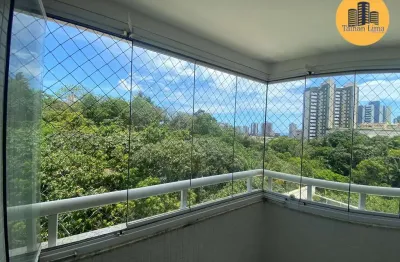 Apartamento em patamares, no colina a de patamares, 2/4 sendo 1 suite,  89m², nascente, 2 varandas, com vista mar.