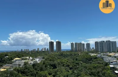 Apartamento alto padrão no lê parc, com 195m², andar alto, nascente, finamente decorado, com 4 vagas, salvador/bahia