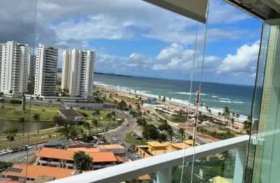 Apartamento padrão na orla de pituaçu, proximo ao parque, vista mar, 2 dormitórios,  com 1 vaga privativa, pode financiar