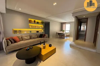 Apartamento alto padrão na alameda catânia, com 3 suites, 3 vagas cobertas, reformado.