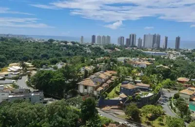 Apartamento alto padrão em patamares, no greenville etco, com 3/4 sendo 1 suite, reformado, vista mar