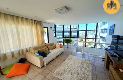 Cobertura duplex na pituba, com 270m², com 4/4 sendo 3 suites, reformada que aceita permuta como parte do pagamento.