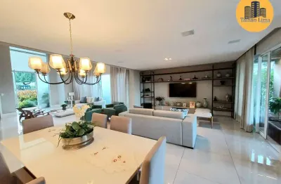 Casa alto padrão finamente decorada, em alphaville 2, porteira fechada