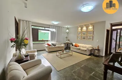 Casa alto padrão no itaigara, condominio fechado, reformada, com 5/4