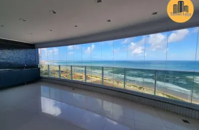 Apartamento frente mar, no hemispher 360, planta com 4 suites, decorado, na melhor prumada.
