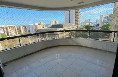 Apartamento no pituba ville, com 4 quartos, sendo 3 suites, bem amplo, ventilado, com móveis planejados