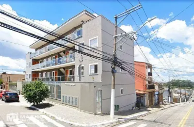 Cobertura com 1 dormitório, churrasqueira e quintal à venda, 41 m² por r$ 224.000 - jardim são nicolau - são paulo/sp