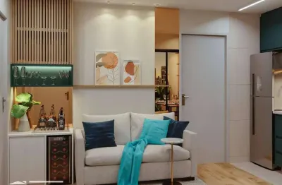 Apartamento em construção com 2 dormitórios à venda, 40 m² por r$ 200.000 - penha de frança - são paulo/sp
